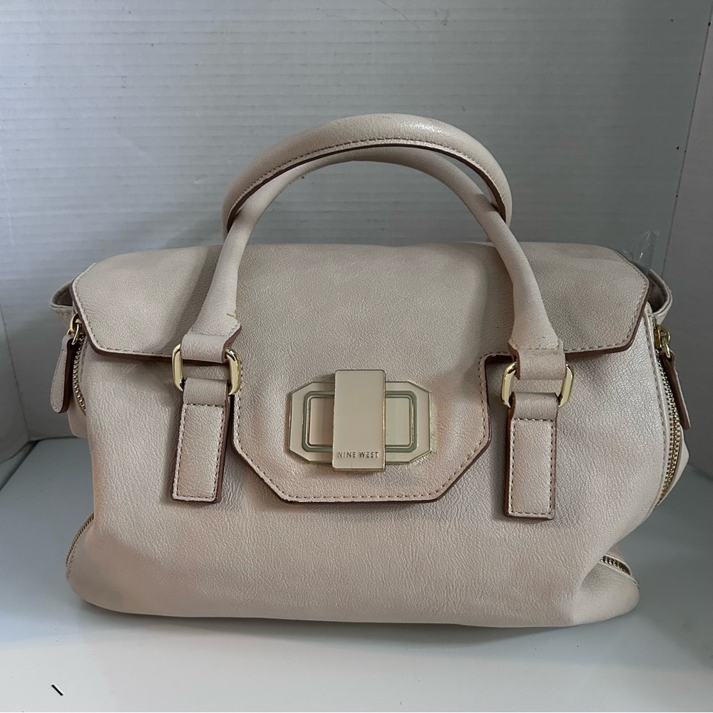 Nine West cream Satchel